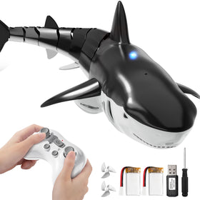 JUKUDAHU RC shark toy swimming action for engaging bath play