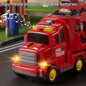 JUKUDAHU sprinkler-car small-vehicle enables role-play and rescue missions.