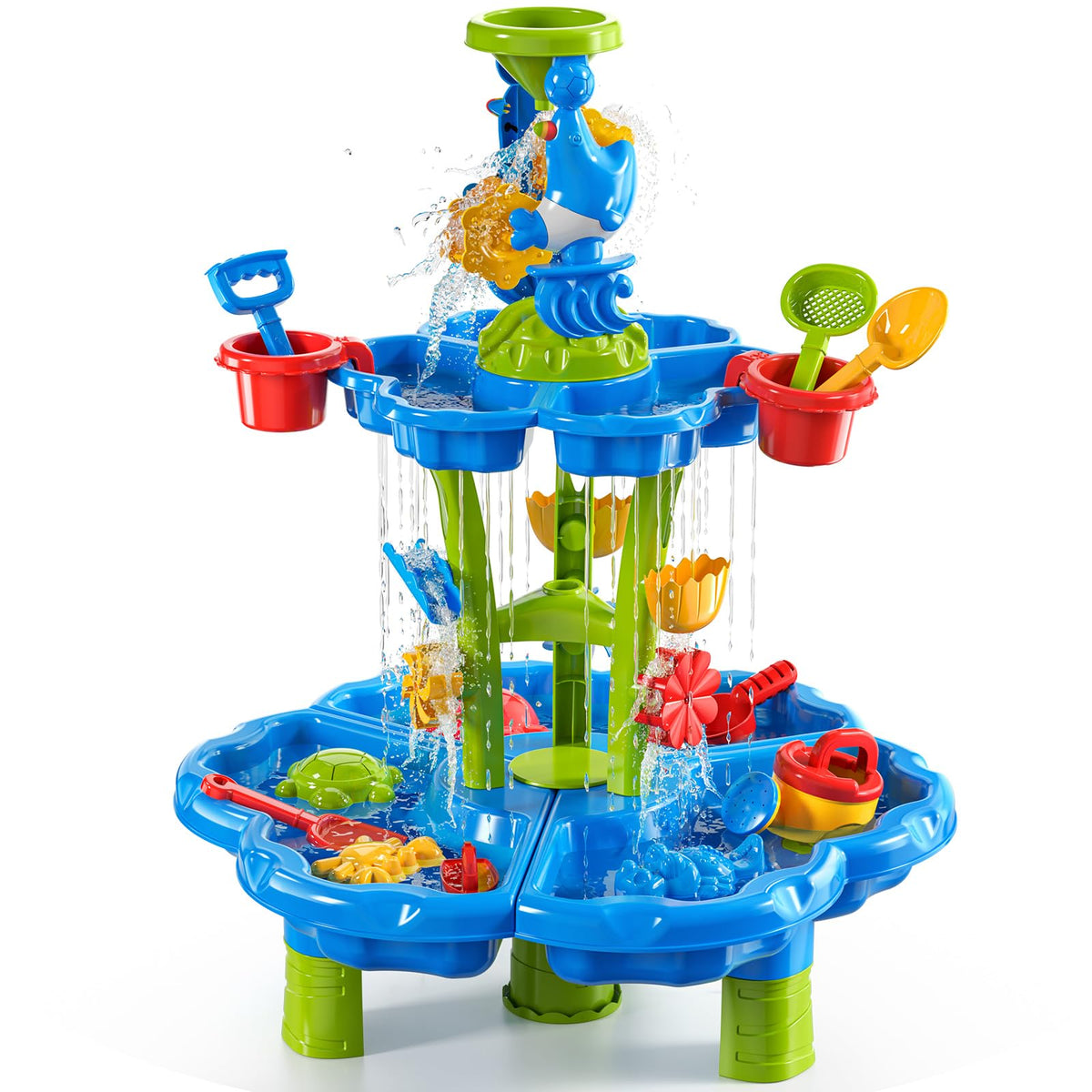 JUKUDAHU water table beach toys set for outdoor water play