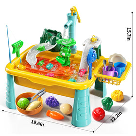JUKUDAHU water table dishes and food set for pretend meals