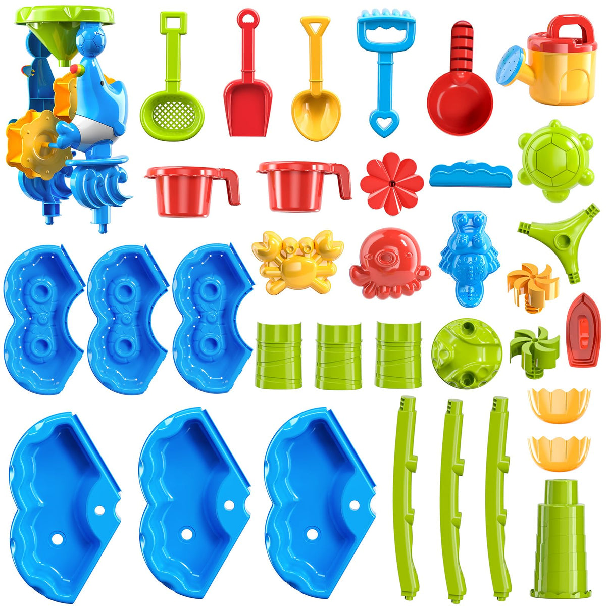 JUKUDAHU water table family pretend play scene