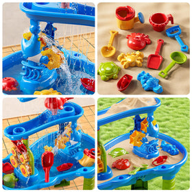 JUKUDAHU seesaw turbine showing flowing water for dynamic play