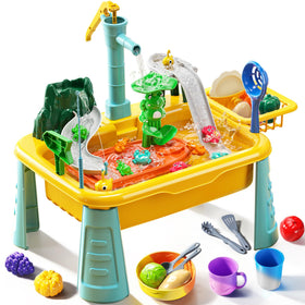 JUKUDAHU water table toy with play sink and pump for interactive learning