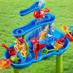 JUKUDAHU windmill action in motion promoting sensory outdoor play