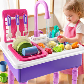 JUKUDAHU waterproof play drain and tub components invite splash-safe water play.