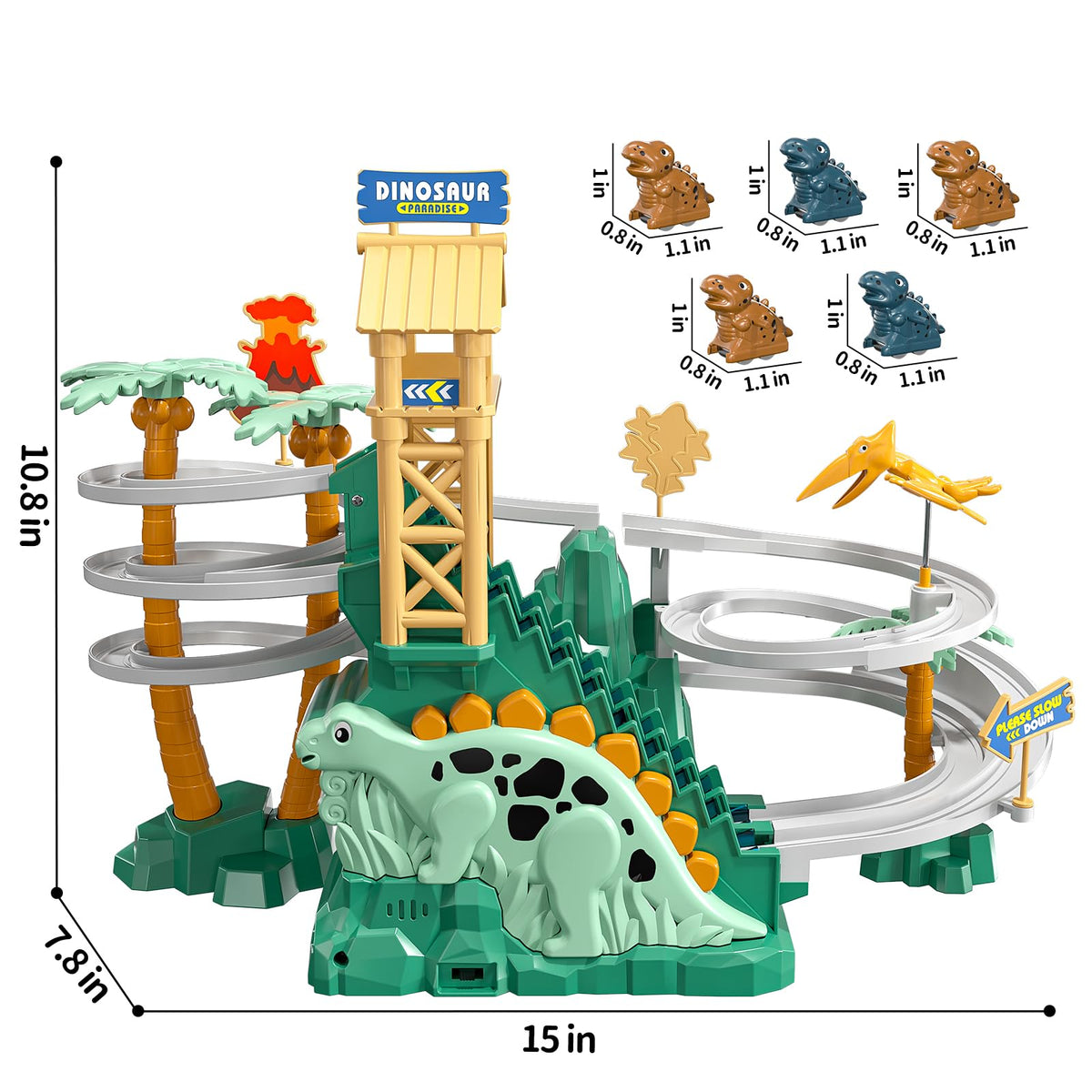 JUKUDAHU easy-to-assemble car tracks speed up setup for busy parents.