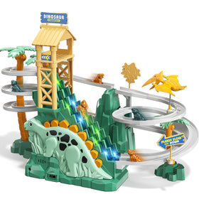 JUKUDAHU dinosaur-themed toy supports interactive family play.