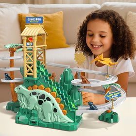 JUKUDAHU racing track for toddlers promotes hand-eye coordination during play.