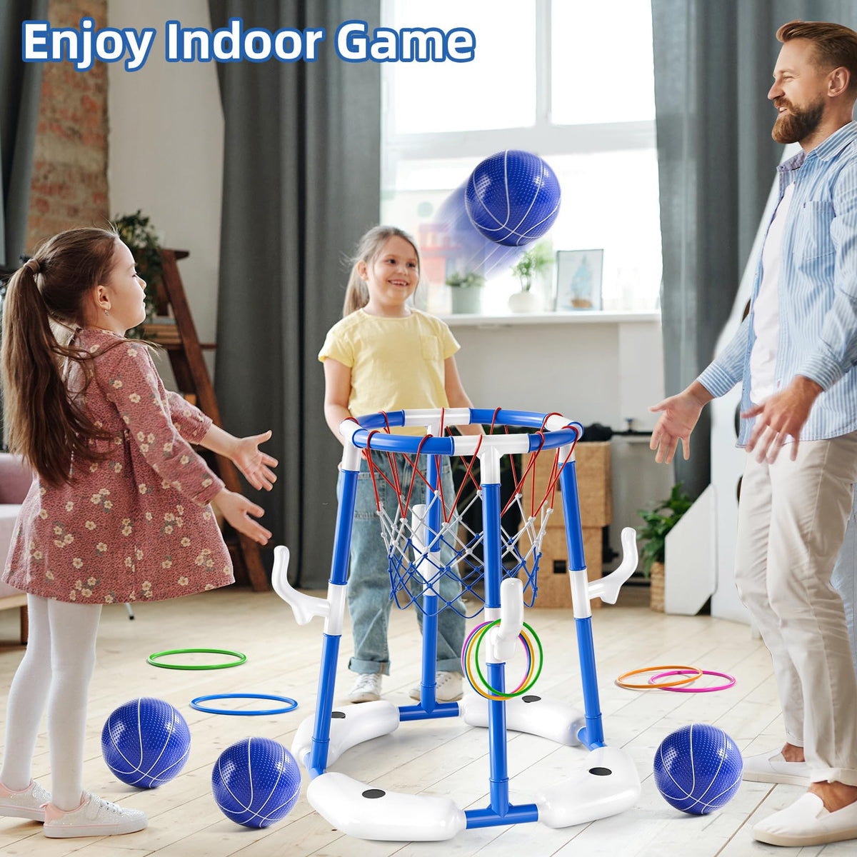 JUKUDAHU floating rings provide flexible targets for kids.