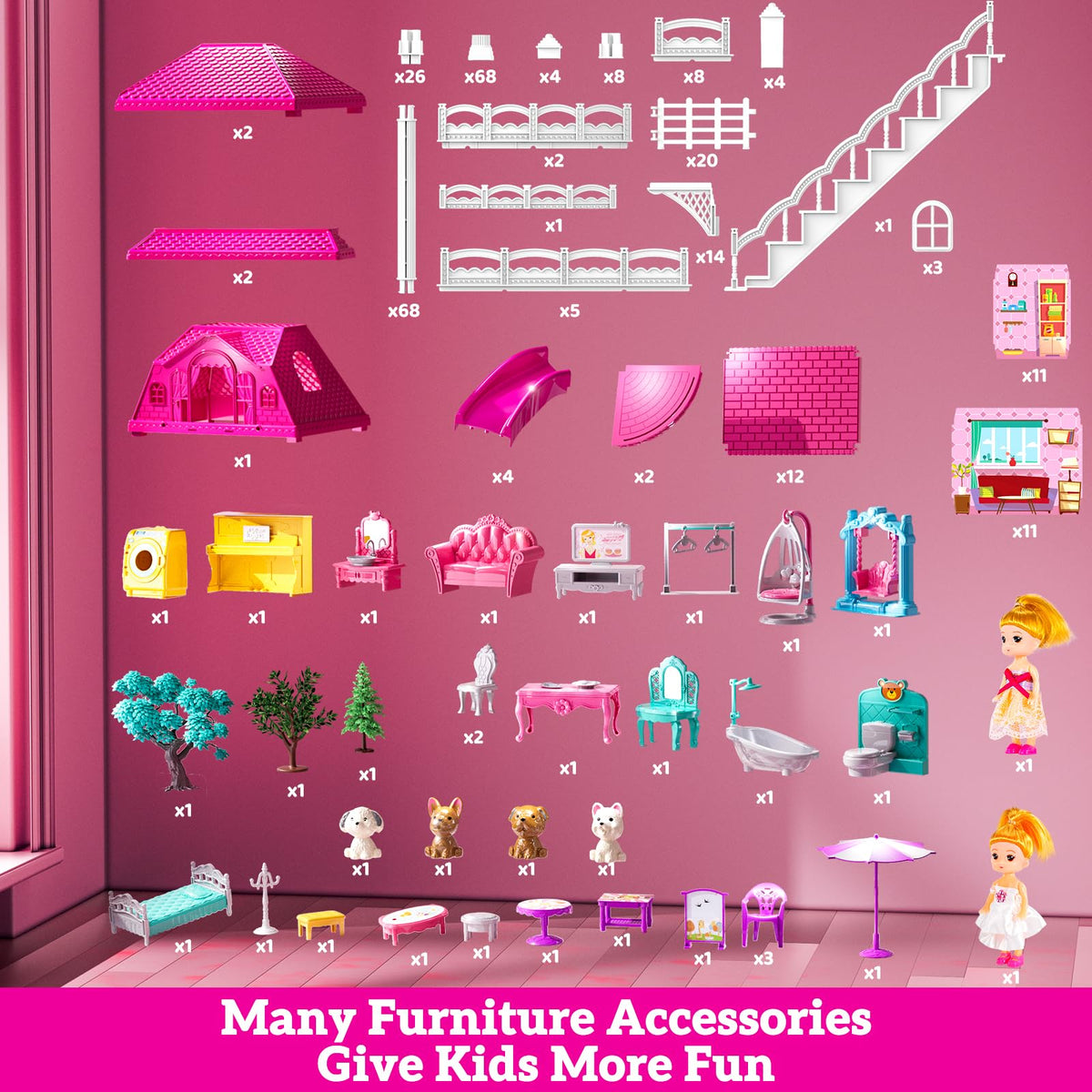 JUKUDAHU Villa Playset gift-ready packaging for gifting