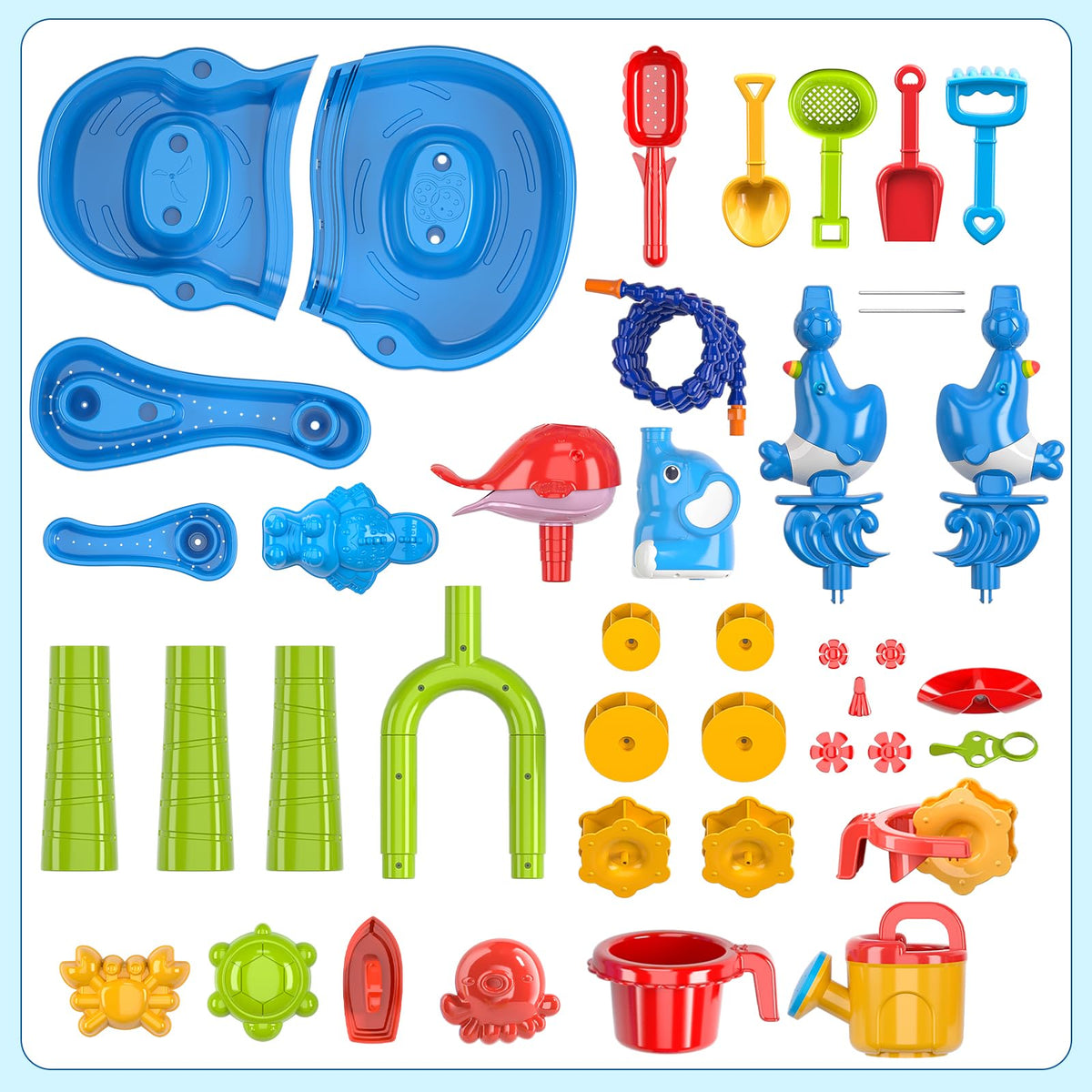 JUKUDAHU water table outdoor setup suitable for yard, park, or beach