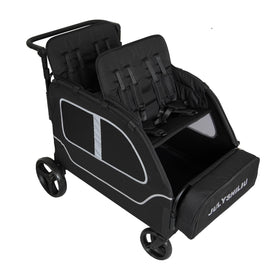 JULYSHILIU foot brake locks the wagon for safe stops.