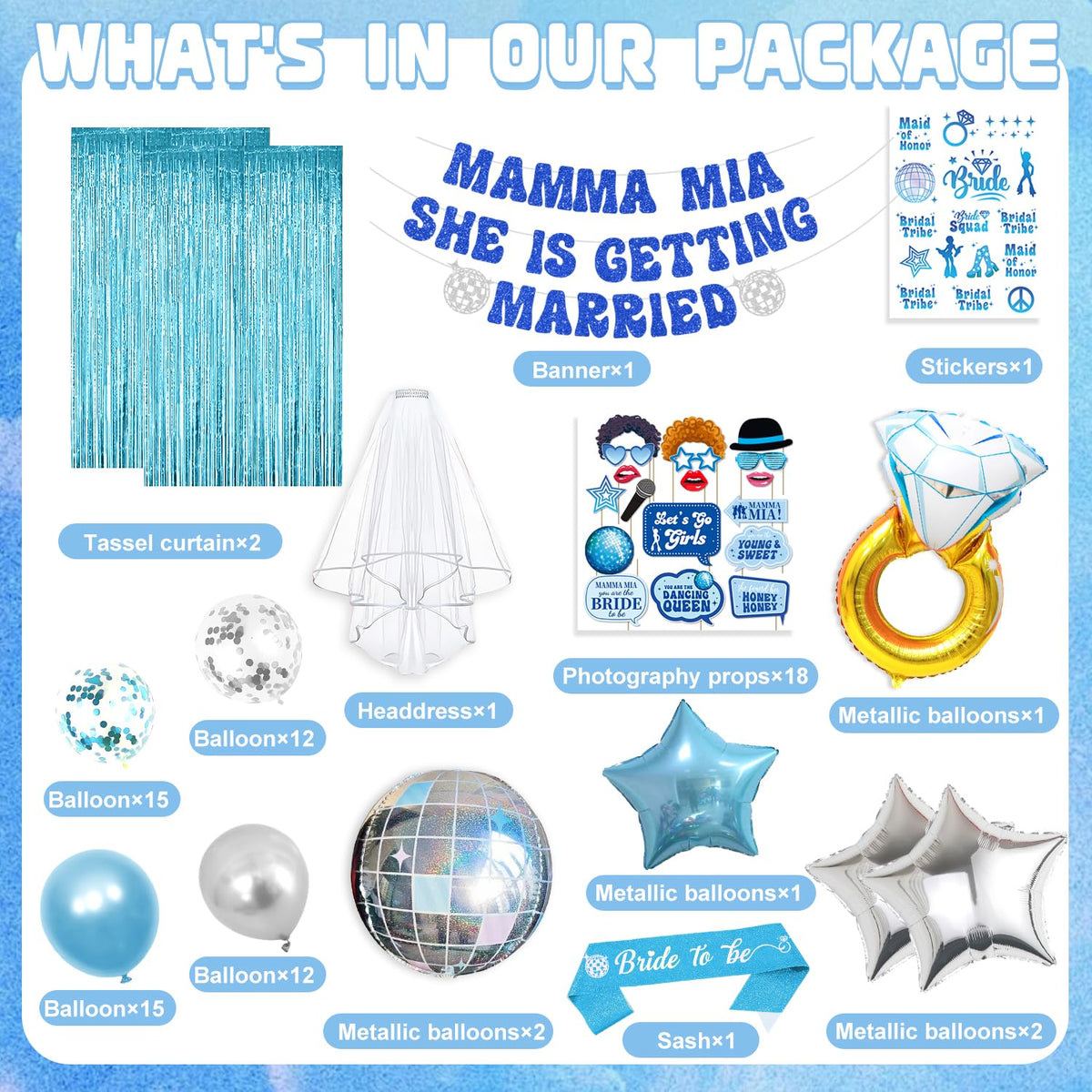 Julyshy disco balloons create party ambiance and dance floor vibes.