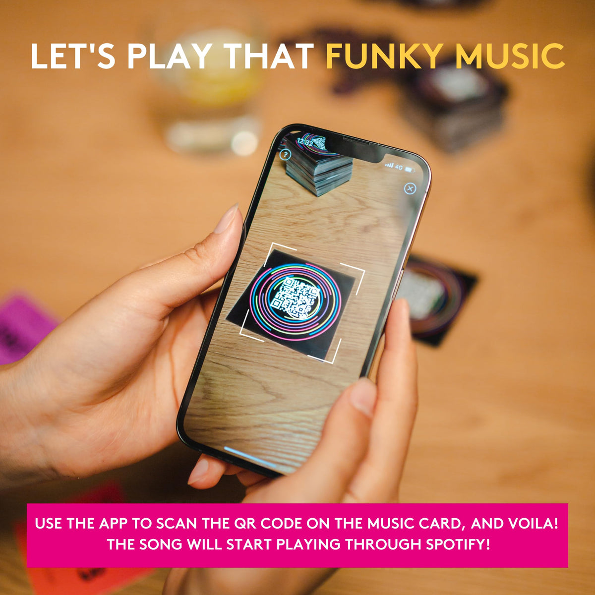 Hitster 300+ music cards feature iconic hits across decades.