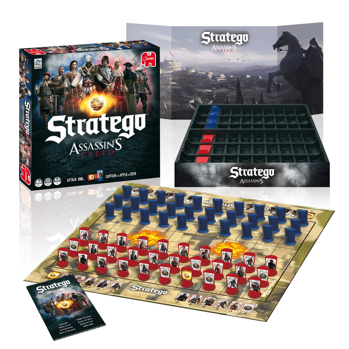 Duel variation in Jumbo Stratego Assassin's Creed for head-to-head battles.