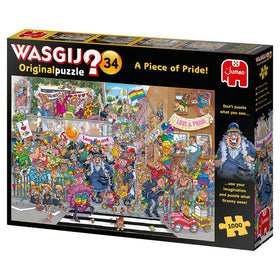 Jumbo Wasgij Retro Original 34 finished puzzle 27x19 inspires display-worthy home decor