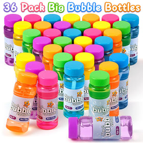 Jumlys 36-pack bubble bottles orange wand spark festive moments