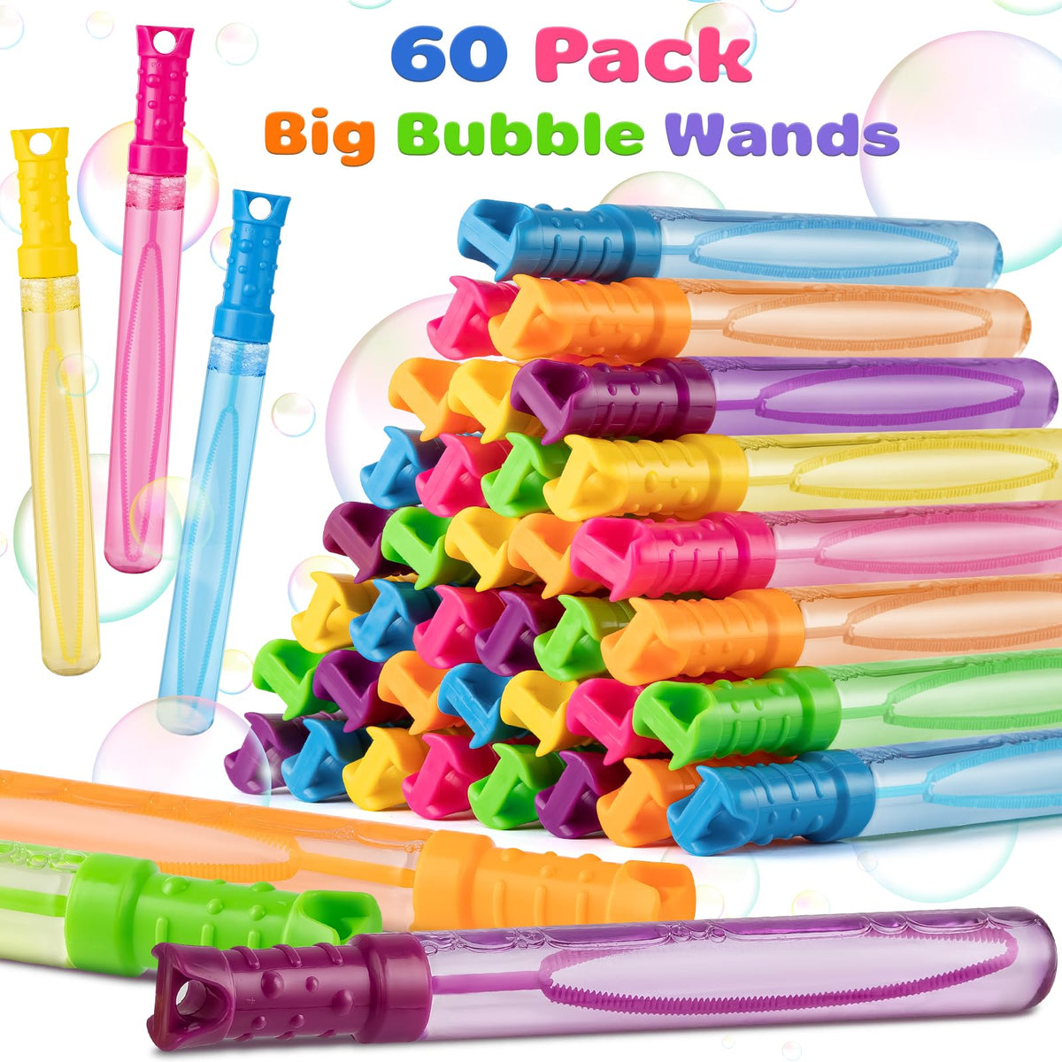 Jumlys sky blue bubble wand adds festive playtime at events.