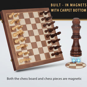 Jumlys magnetic board with bottom felt keeps pieces quiet and stable