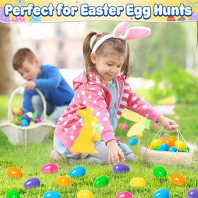 Jumlys durable plastic eggs resist fading and cracking through reuse.