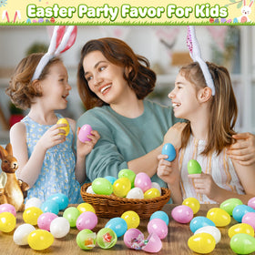 Jumlys five-color eggs with durable plastic for events