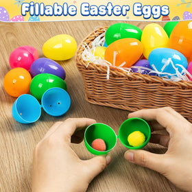 Jumlys Easter eggs set, perfect for backyard or classroom egg hunts.