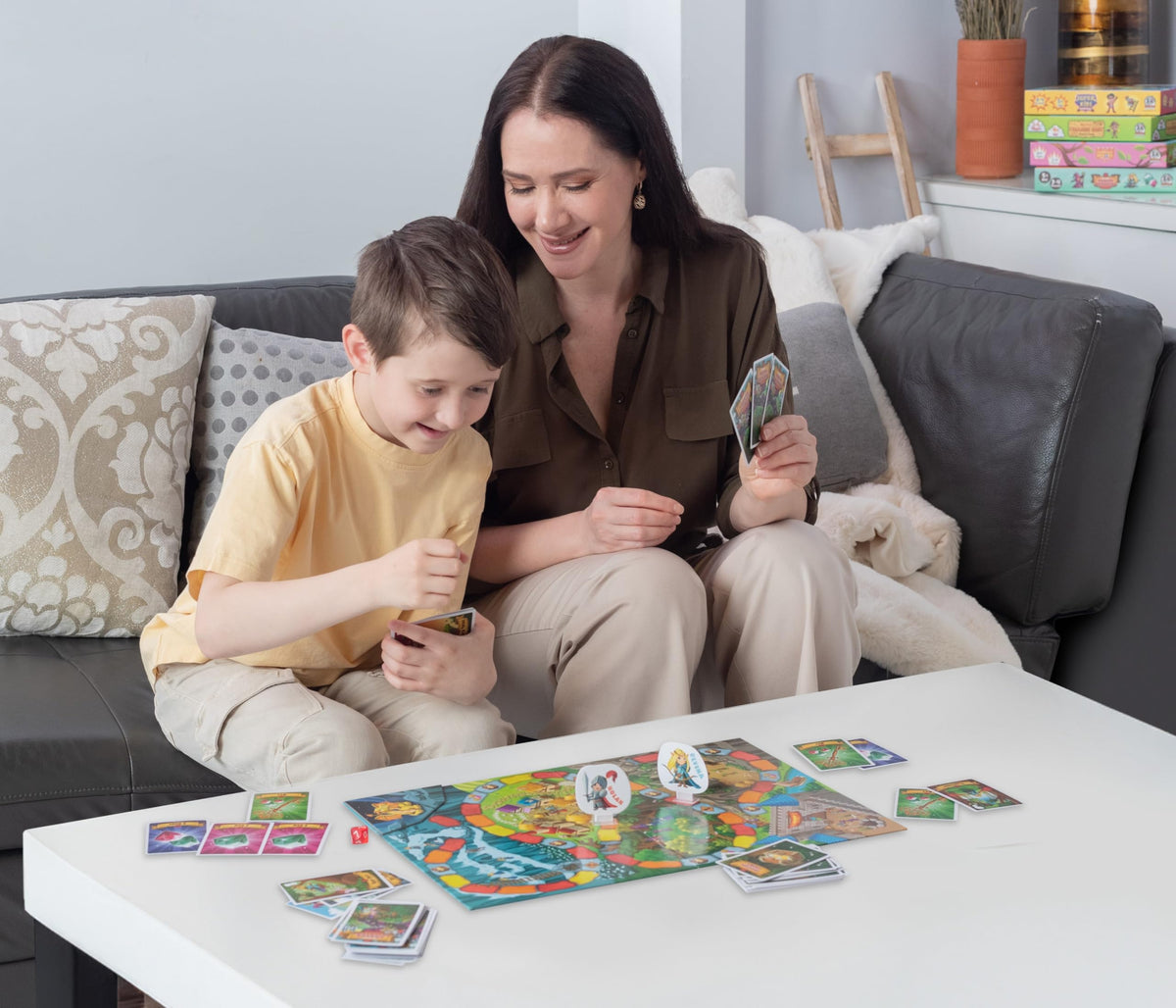 Jumping High Five enchanted-lands-board image invites immersive storytelling and exploration