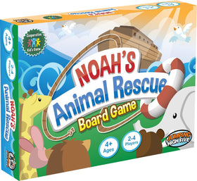 Jumping High Five Noah’s Animal Rescue ark-journey scene promotes cooperative play for kids