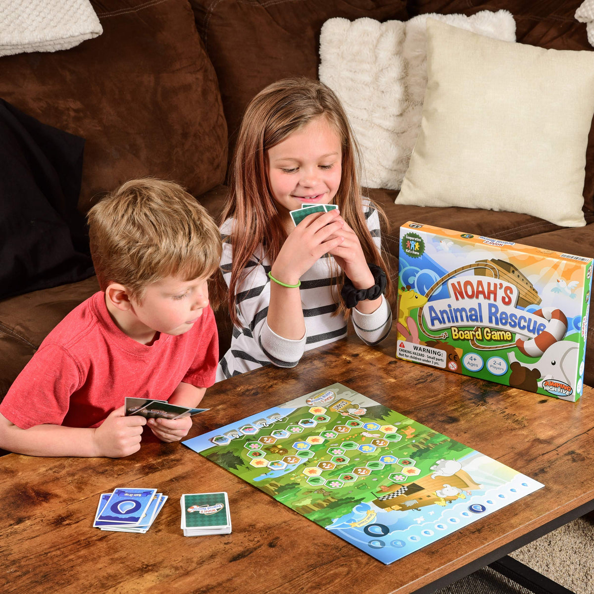 Noah’s Ark illustration invites imaginative play without reading