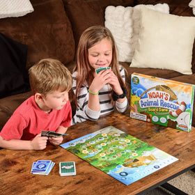 Noah’s Ark illustration invites imaginative play without reading