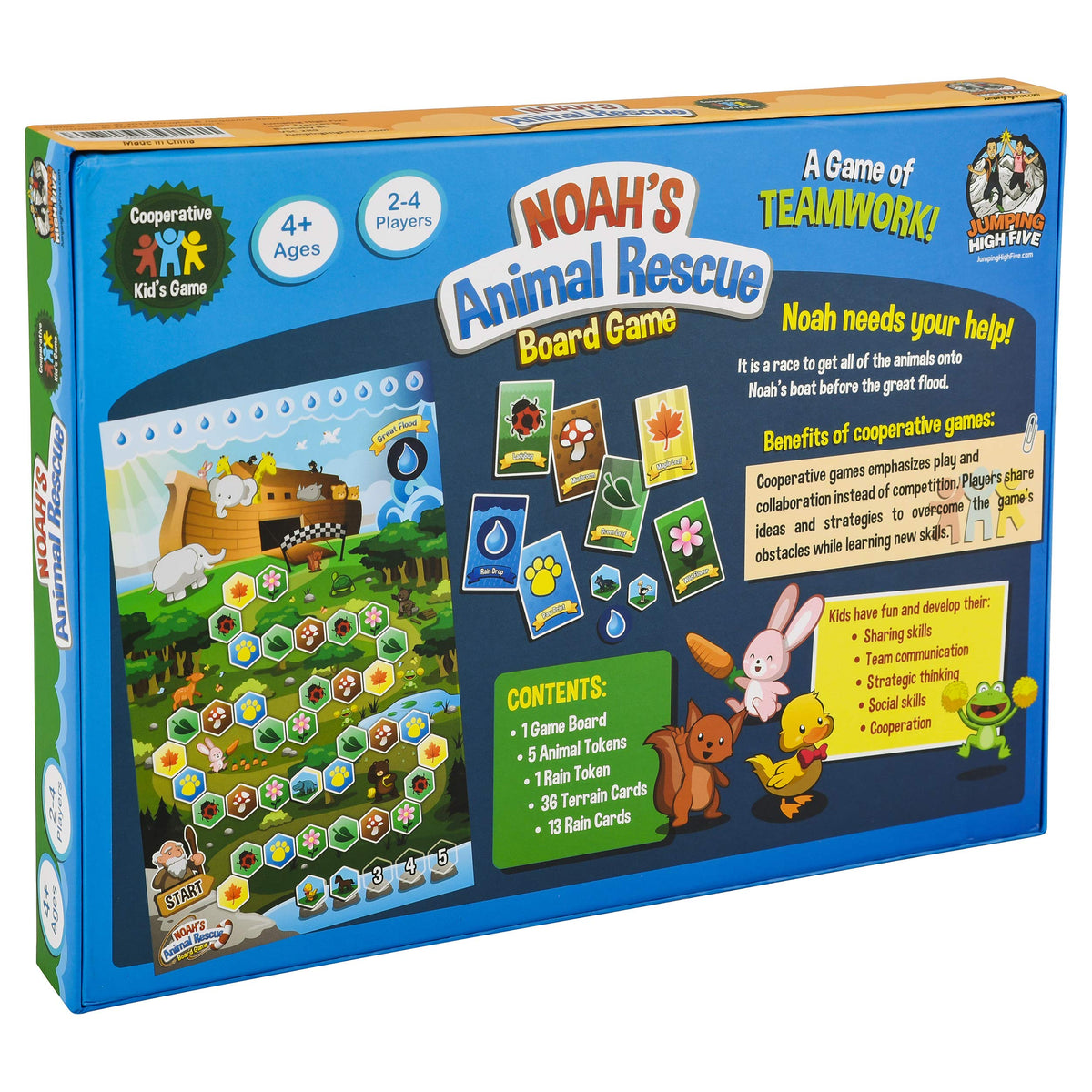 Bright, friendly artwork supports engaging family game night experiences