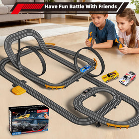 Jumplanma easy-lock track system speeds up setup and keeps the layout stable.
