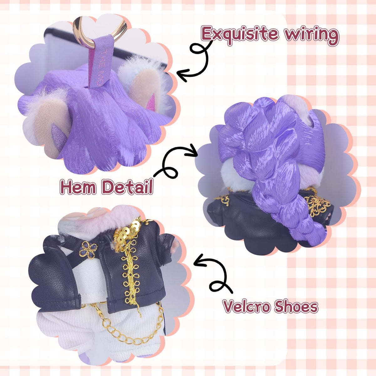 Jun-iqute complete K-Pop inspired set enabling mix-and-match looks for 17cm dolls.