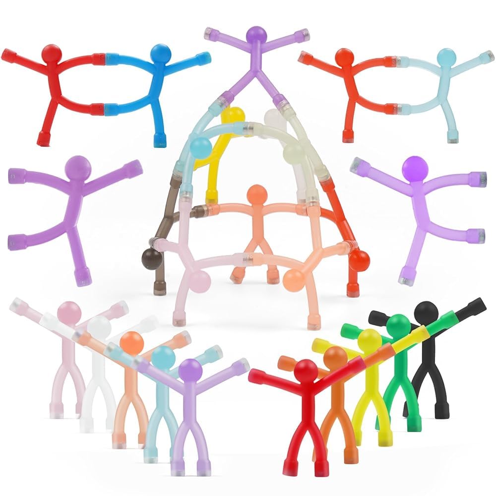 Junarter colorful magnet men pack for vibrant desk decor