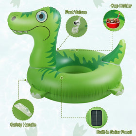Junbig inflatable dinosaur lounge with wide surface for comfortable lounging