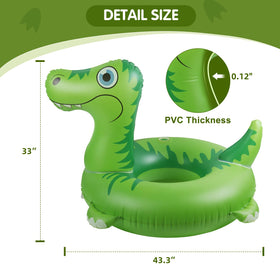Junbig durable 0.3mm PVC dinosaur float for long-lasting use
