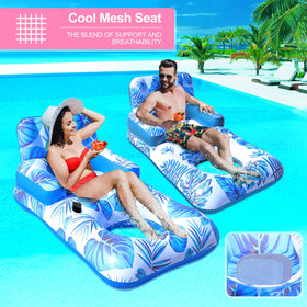 Junbig heavy-duty PVC inflatable lounger built for durable outdoor use.