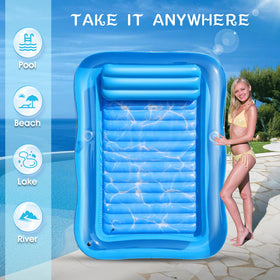 Junbig UV-resistant PVC tanning pool ready for sun and water use