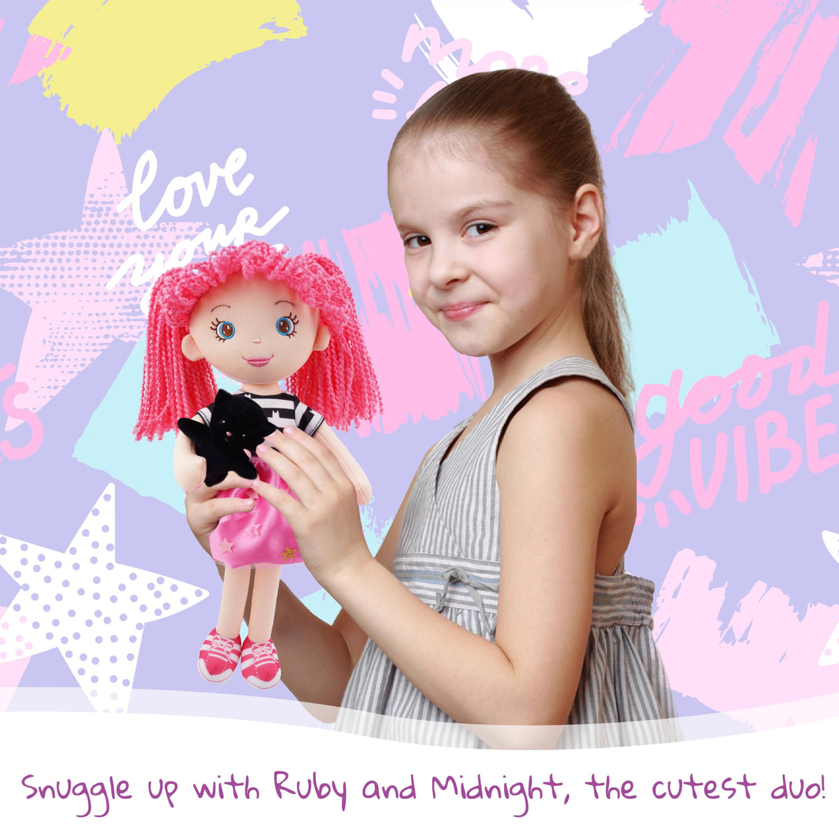 June Garden Mia and Rosie inspire imaginative play and nurturing role-play.