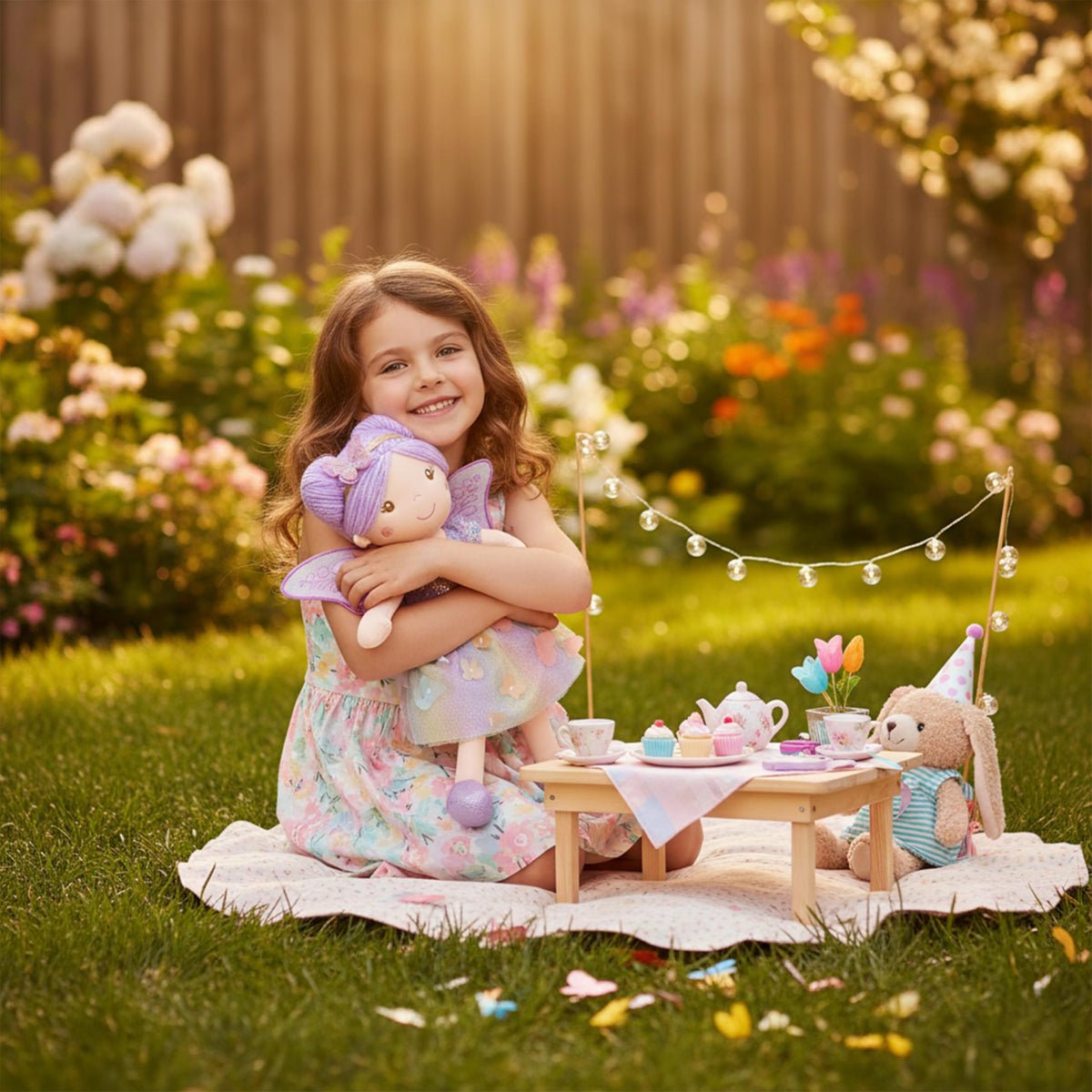 June Garden Lunabelle ultra-soft fabrics offer cozy huggability for toddlers and kids.