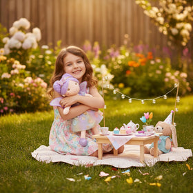 June Garden Lunabelle ultra-soft fabrics offer cozy huggability for toddlers and kids.