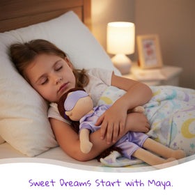 June Garden Maya sleep mask boosts cozy bedtime role-play moments.