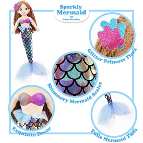 June Garden Mermaid Tifara glitter tiara for magical adventures.