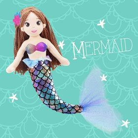 June Garden Mermaid Tifara rainbow bodice shines during play.