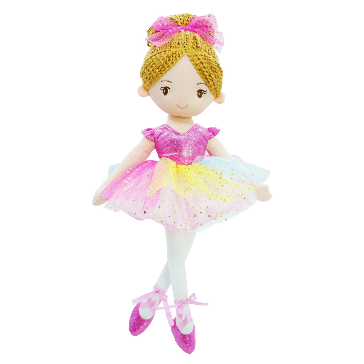 June Garden Polina 16-inch ballerina doll with pink tutu inviting imaginative play