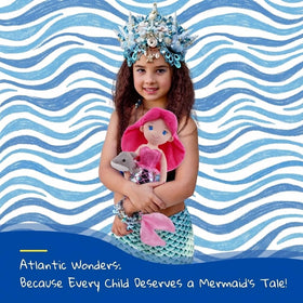 June Garden Thalassa Seabreeze pink tail sparkle appeals to tactile and visual senses during play
