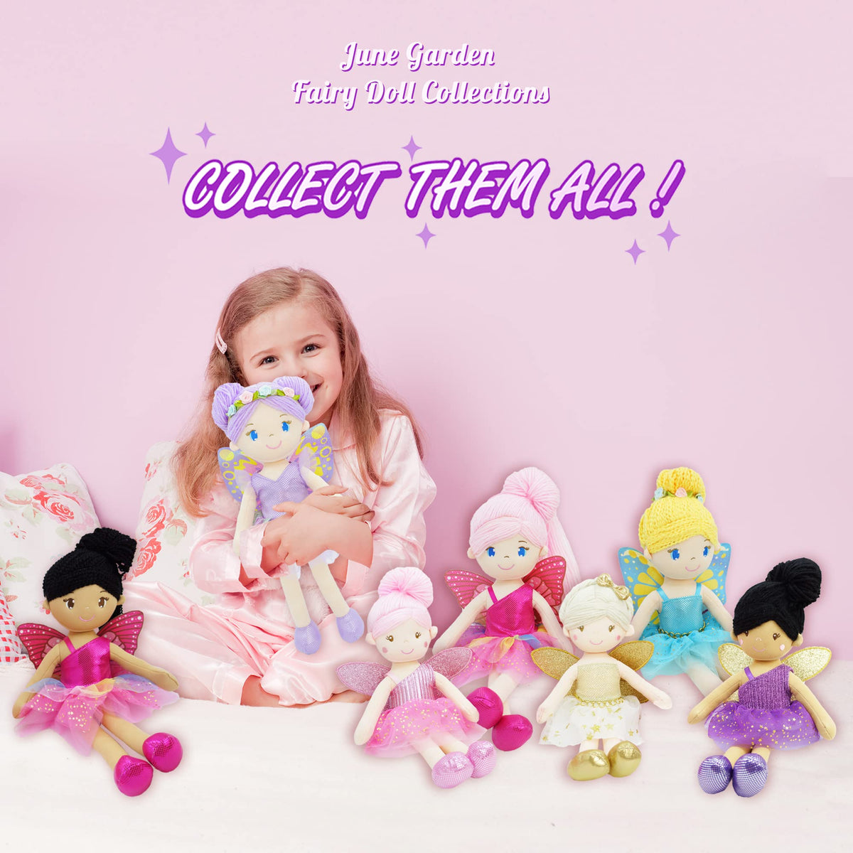 June Garden Yaritza cuddly plush companion for early years.