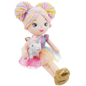 June Garden Zoey and Sparkle unicorn plush for comforting companionship