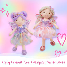 June Garden Celestia iridescent lilac wings shimmer during lively play moments.