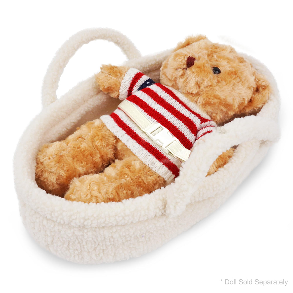 June Garden Cozy Dream Doll Bassinet fits dolls up to 18 inches